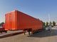 Enclosed 3 Axle Box Cargo Trailer 80 Ton High Load Capacity High Capacity